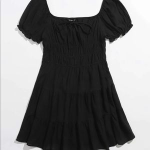 SHEIN ruched a line dress